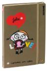 Taccuino 100Drine Love a Righe (16 x 24 cm)