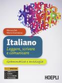 libro di Italiano grammatica per la classe 2 M della Polo di Ventimiglia