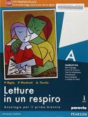 libro di Italiano antologie per la classe 1 F della Aristotele di Roma