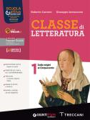 libro di Italiano letteratura per la classe 3 M della Pacinotti a. di Cagliari