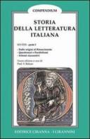 Storia della letteratura italiana vol.1 di Valentino Bolzan edito da Ciranna Editrice