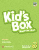 Kid's box. New generation. Level 5. Activity book. Per le Scuole elementari. Con espansione online di Caroline Nixon, Michael Tomlinson edito da Cambridge