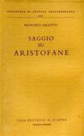 Saggio su Aristofane di Francesco Ballotto edito da D'Anna