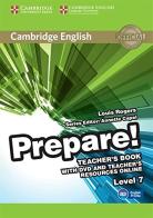 Cambridge English Prepare! Level 7. Teacher's book. Per le Scuole superiori. Con espansione online. Con DVD-ROM di Annette Capel, Niki Joseph edito da Cambridge
