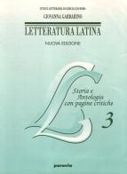 Letteratura latina 3 vol.3 di G. Garbarino edito da Paravia