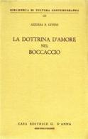 La dottrina d'amore nel Boccaccio di Azzurra B. Givens edito da D'Anna