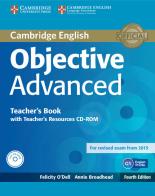 Objective Advanced. Teacher's Book. Con CD-Audio di Felicity O'Dell, Annie Broadhead edito da Cambridge