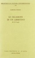 Le occasioni di un libertino (G. B. Casti) di Gabriele Muresu edito da D'Anna