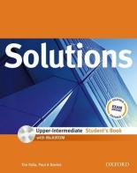 Solutions. Upper intermediate. Student's book. Con espansione online. Per le Scuole superiori. Con Multi-ROM edito da Oxford University Press