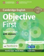 Objective First. Student's Book with answers. Con CD-ROM di Annette Capel, Wendy Sharp edito da Cambridge