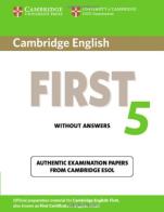 Cambridge first certificate in english. Student's book without answers. Con espansione online. Per le Scuole superiori edito da Cambridge University Press