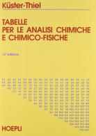 Tabelle per le analisi chimiche e chimico-fisiche. Per le Scuole superiori di Friedrich W. Küster, Alfred Thiel edito da Hoepli