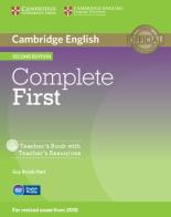 Complete First. Teacher's Book. Con CD-Audio di Guy Brook-Hart, Amanda Thomas, Barbara Thomas edito da Cambridge