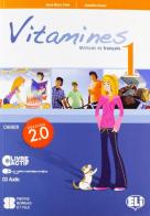 Vitamines 2.0. Cahiers-Livre actif. Per la Scuola media. Con CD-Audio vol.1 di Anna Maria Crimi, Domitille Hatuel edito da ELI