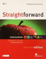 New Straightforward. Intermediate. Student's book-Webcode. Per le Scuole superiori. Con espansione online di Philip Kerr, Jim Scrivener, Ceri Jones edito da Macmillan Elt