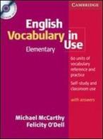 English vocabulary in use. Elementary. Per le Scuole superiori. Con CD-ROM di Michael McCarthy, Geraldine Mark edito da Cambridge University Press