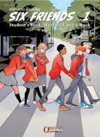 Six friends. Student's book, workbook. Per la Scuola media. Con e-book vol.1 di Vanessa Rowley edito da Apeiron Edizioni