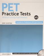 Pet practice tests. With key. Per le Scuole superiori. Con 2 CD Audio di Jenny Quintana edito da Oxford University Press