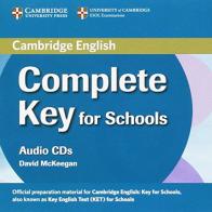 Complete Key for Schools di David McKeegan edito da Cambridge