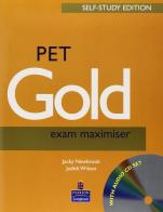 Pet gold. Exam maximiser. With key. Con CD Audio. Per le Scuole superiori di Jacky Newbrook, Judith Wilson edito da Pearson Longman