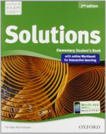 Solutions. Elementary. Student's book-Workbook. Per le Scuole superiori. Con espansione online edito da Oxford University Press