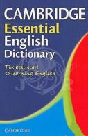 Cambridge essential english dictionary edito da Loescher