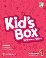 Kid's box. New generation. Level 1. Activity book. Per le Scuole elementari. Con espansione online di Caroline Nixon, Michael Tomlinson edito da Cambridge