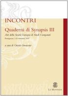 Quaderni di Synapsis vol.3 edito da Mondadori Education