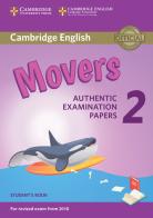 Cambridge English Young Learners 2 For Revised Exam From 2018 Movers Student's Book edito da Cambridge