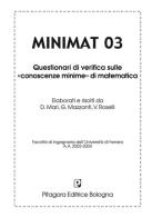 Minimat. Questionari di verifica sulle «conoscenze minime» di matematica vol.3 edito da Pitagora