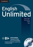 English Unlimited. Level B1+ Teacher's Pack (Teacher's Book + DVD-ROM). Con CD-ROM di Alex Tilbury, David Rea, Leslie A. Hendra edito da Cambridge