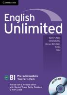 English Unlimited. Level B1 Teacher's Pack. Teacher's Book. Con DVD-ROM di Alex Tilbury, David Rea, Leslie A. Hendra edito da Cambridge