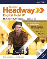 Headway digital gold B1. Student's book-Workbook. Without key. Per le Scuole superiori. Con espansione online edito da Oxford University Press