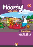 Hooray! Let's Play! Level B. Cards Set (Story cards, Flashcards) di Herbert Puchta, Günter Gerngross edito da Helbling