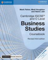 Cambridge IGCSE and O Level Business Studies. Coursebook. Per le Scuole superiori. Con espansione online. Con CD-ROM di Mark Fisher, Houghton Medi, Veenu Jain edito da Cambridge