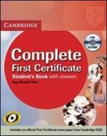 Complete first certificate. Student's book. With answers. Per le Scuole superiori. Con CD-ROM di Guy Brook-Hart edito da Cambridge University Press