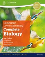 Cambridge lower secondary complete biology. Student's book. Per la Scuola media. Con espansione online edito da Oxford University Press