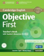 Objective First. Teacher's book. Con CD-Audio di Annette Capel, Wendy Sharp edito da Cambridge