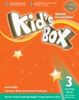 Kid's box. Level 3. Activity book. British English. Per la Scuola elementare. Con e-book. Con espansione online di Caroline Nixon, Michael Tomlinson edito da Cambridge