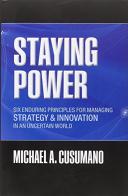 Six Enduring Principles for Managing Strategy and Innovation in an uncertain world di Michael A. Cusumano edito da Oxford University Press