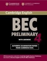 Cambridge English Business Certificate. Preliminary 4 Student's Book with answers edito da Cambridge