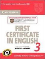Cambridge First Certificate in English. Student's book with answers. For updated exams. Per il Liceo scientifico vol.3 edito da Cambridge University Press