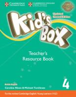 Kid's box. Level 4. Teacher's resource book. British English. Per la Scuola elementare. Con File audio per il download di Caroline Nixon, Michael Tomlinson edito da Cambridge