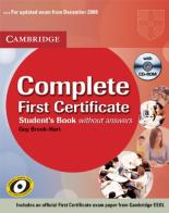 Complete first certificate. Student's book-Workbook. Without answers. Per le Scuole superiori. Con CD Audio. Con CD-ROM di Guy Brook-Hart edito da Cambridge University Press