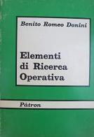 Elementi di ricerca operativa di Benito R. Donini edito da Pàtron