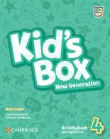 Kid's box. New generation. Level 4. Activity book. Per le Scuole elementari. Con espansione online di Caroline Nixon, Michael Tomlinson edito da Cambridge