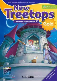 New treetops. Class book-Workbook. Ediz. gold. Per la Scuola elementare. Con  e-book. Con 2 espansioni online. Con 2 libri: Compiti di realtà-CLIL &  Competences Compa vol.4 - 9780194033923