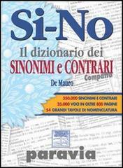 Il dizionario dei sinonimi e contrari compatto di Tullio De Mauro edito da Paravia