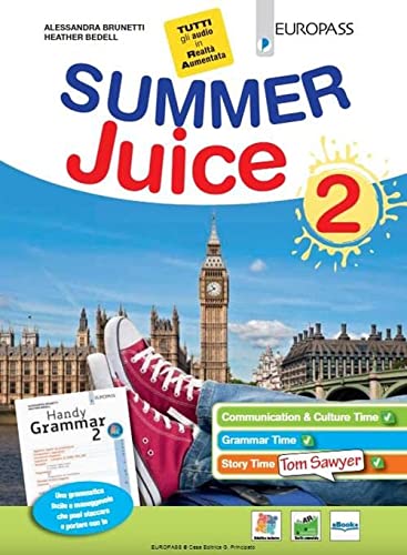 New summer juice. With Handy grammar. Per la Scuola media. Con e-book. Con espansione online vol.2 di Alessandra Brunetti, Janet Harmer edito da Europass