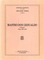 Mastro don Gesualdo di Giovanni Verga edito da Mondadori Education